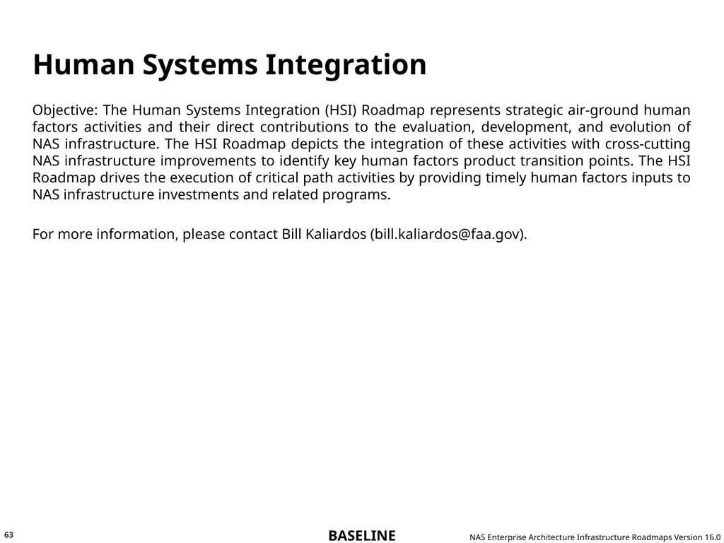 NAS Enterprise Architecture Infrastructure - slide 63 of 137