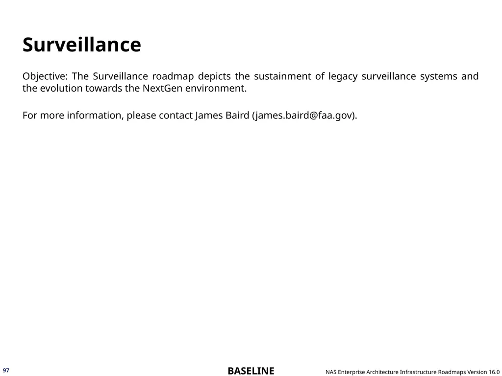 NAS Enterprise Architecture Infrastructure - slide 97 of 137