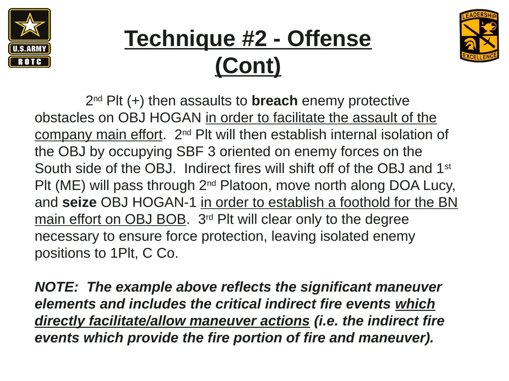 •Apply Army operations, doctrine and methodology - slide 32 of 41