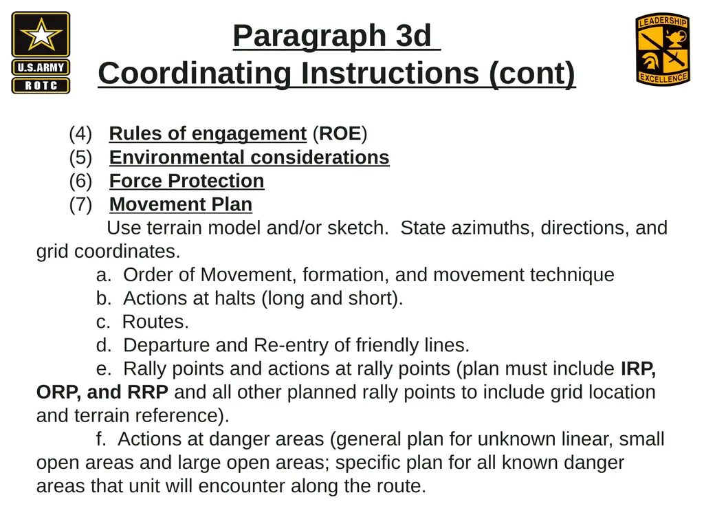 •Apply Army operations, doctrine and methodology - slide 38 of 41