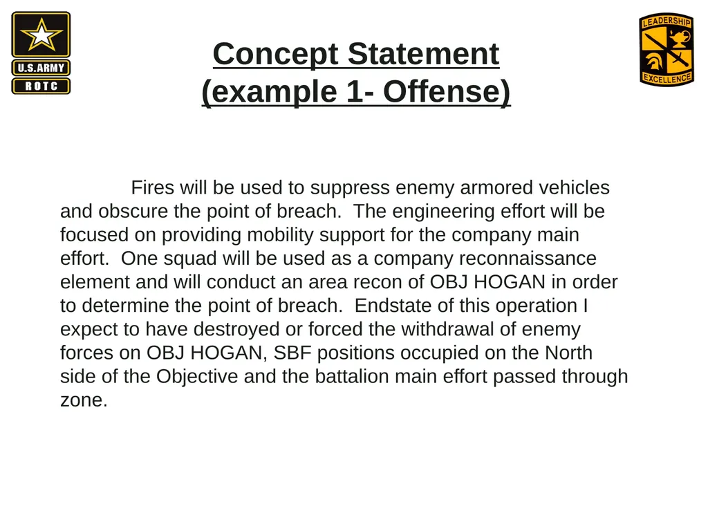 •Apply Army operations, doctrine and methodology - slide 25 of 41