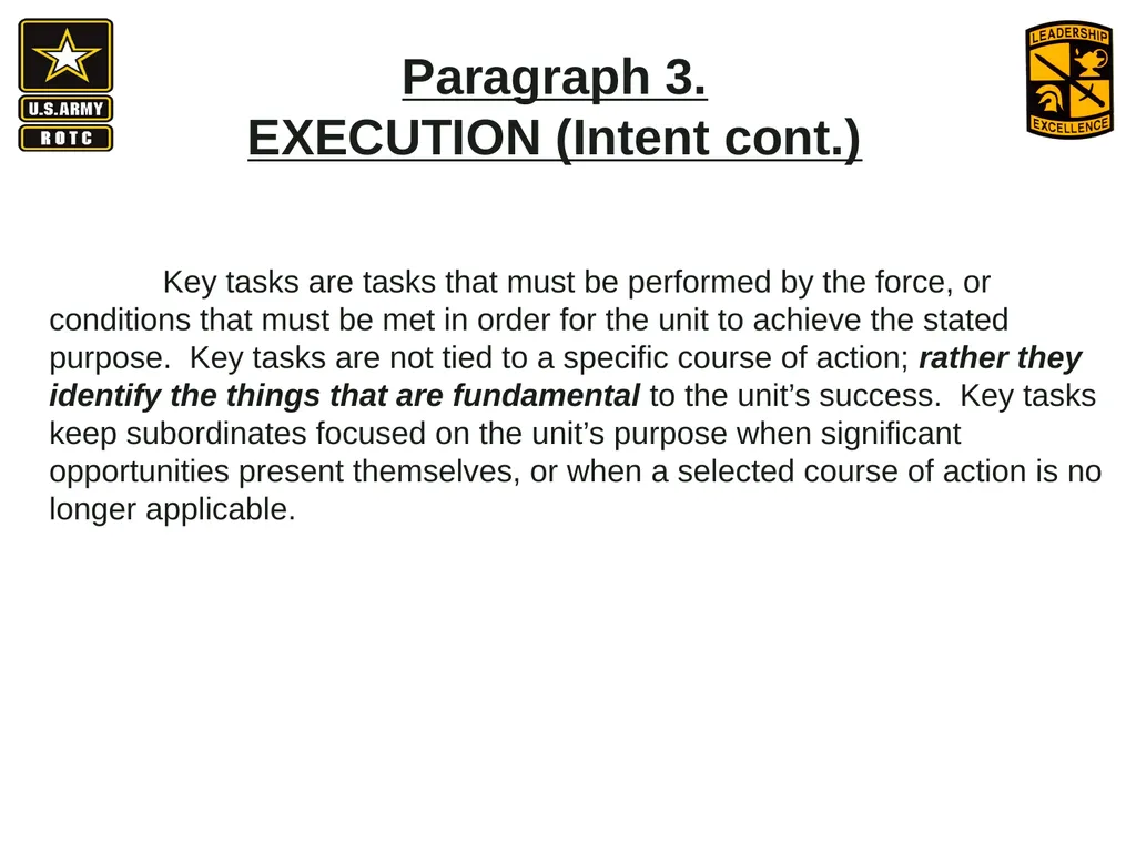 •Apply Army operations, doctrine and methodology - slide 19 of 41