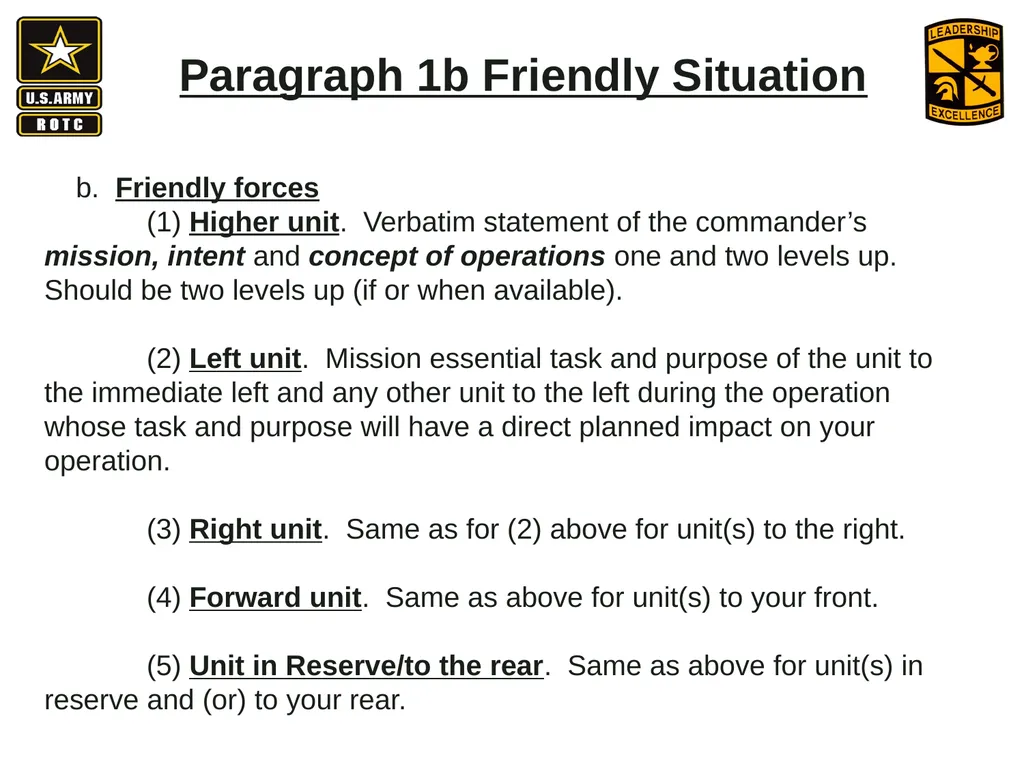 •Apply Army operations, doctrine and methodology - slide 14 of 41