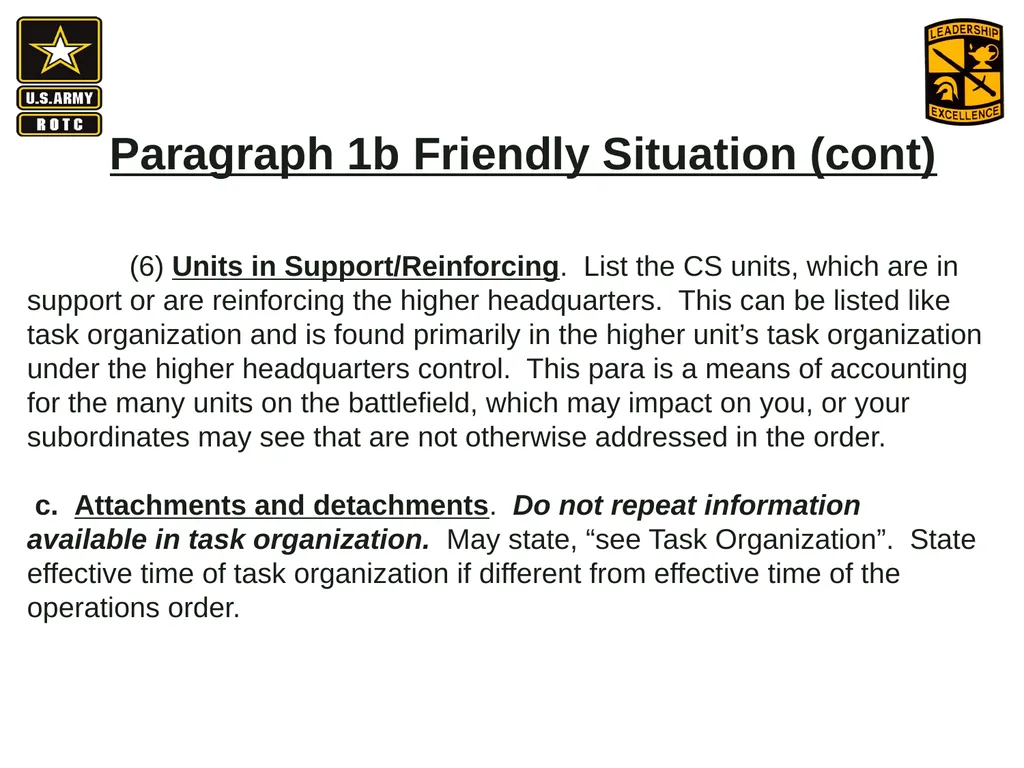 •Apply Army operations, doctrine and methodology - slide 15 of 41