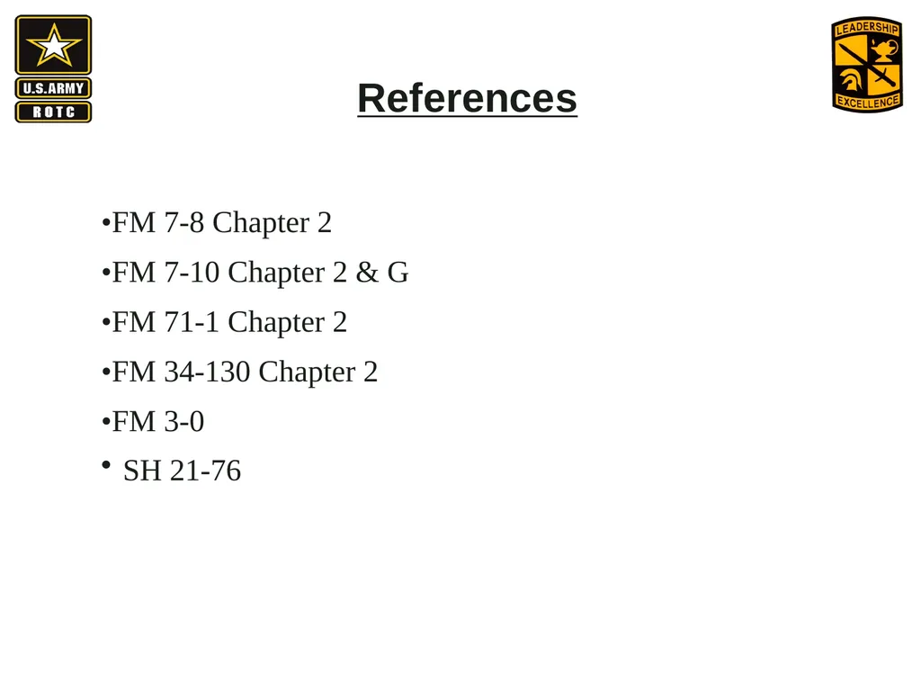 •Apply Army operations, doctrine and methodology - slide 2 of 41
