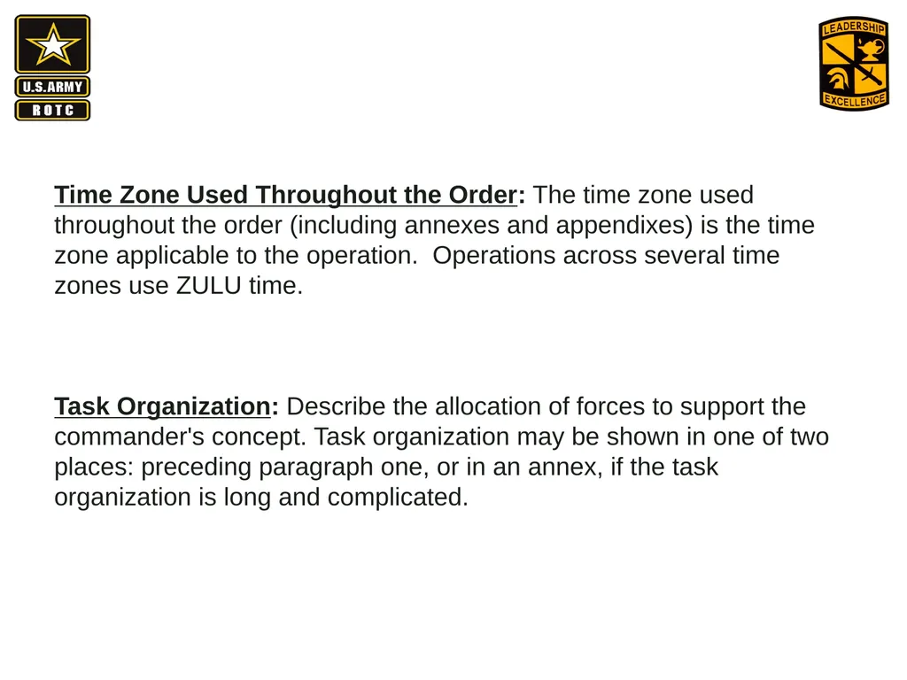 •Apply Army operations, doctrine and methodology - slide 8 of 41