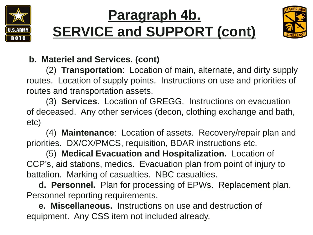 •Apply Army operations, doctrine and methodology - slide 40 of 41