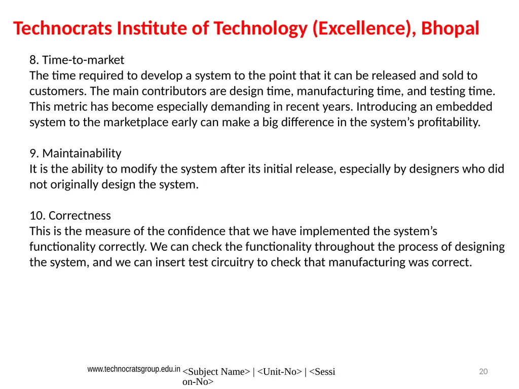 Microcontroller and Embedded system Embedded - slide 20 of 25