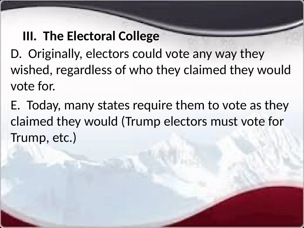 National Elections I. Modern American Political - slide 27 of 55