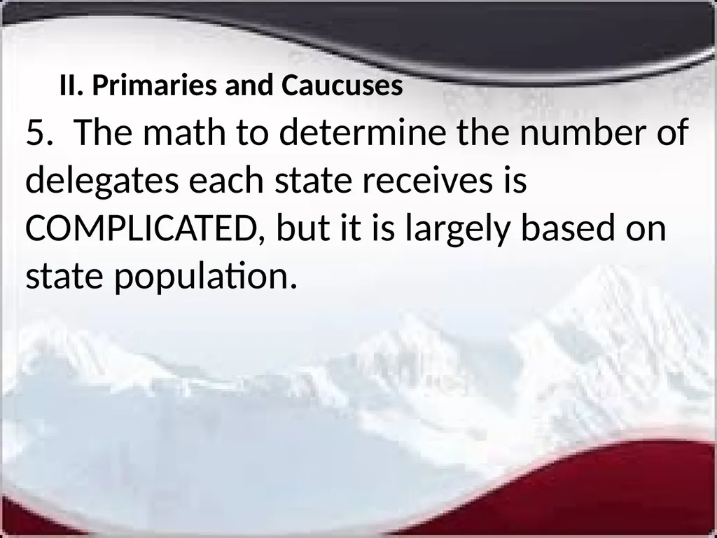 National Elections I. Modern American Political - slide 12 of 55