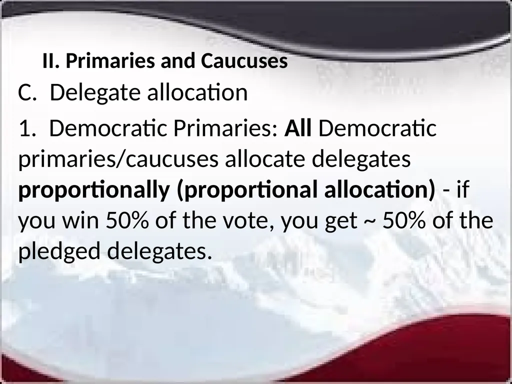 National Elections I. Modern American Political - slide 13 of 55