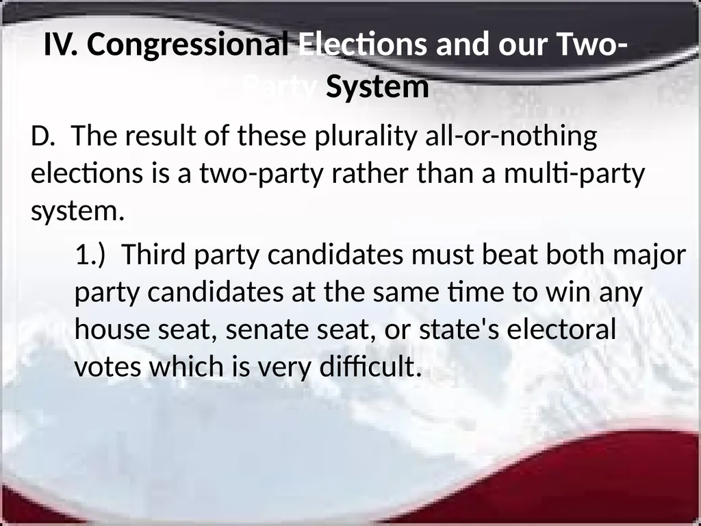 National Elections I. Modern American Political - slide 38 of 55