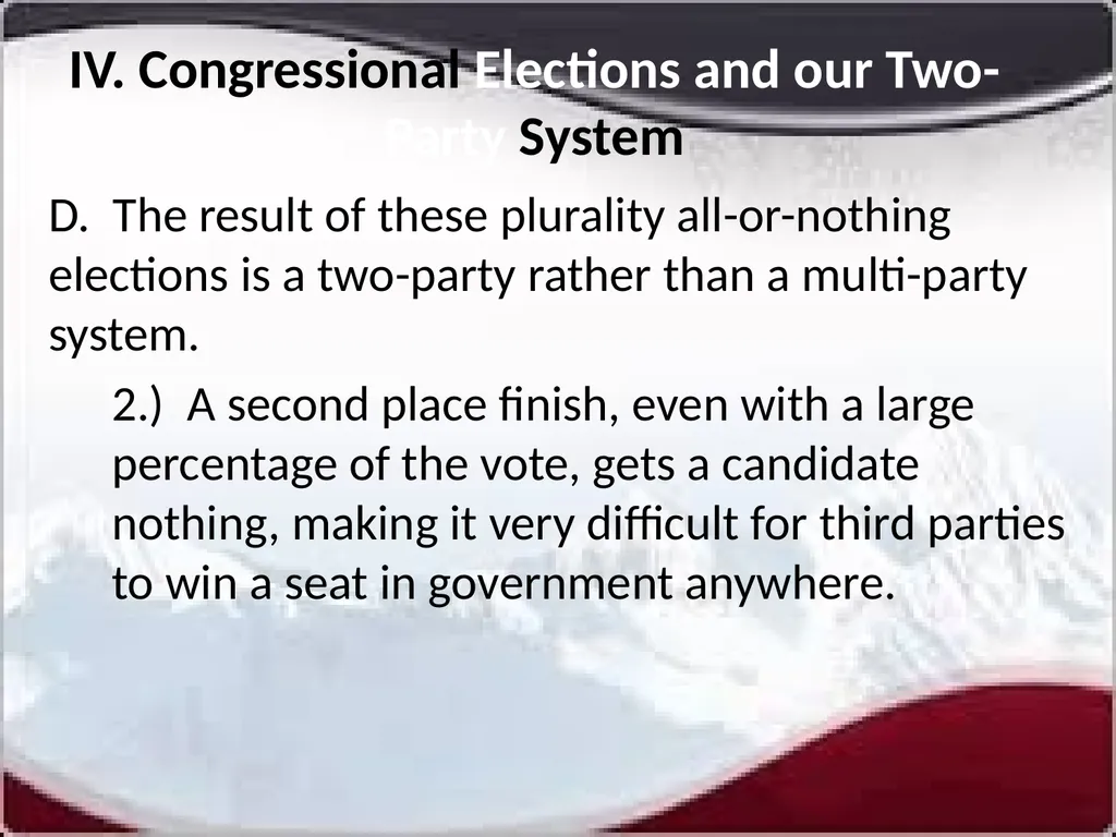 National Elections I. Modern American Political - slide 39 of 55