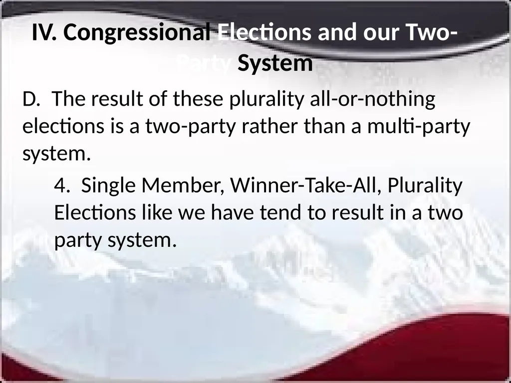 National Elections I. Modern American Political - slide 41 of 55