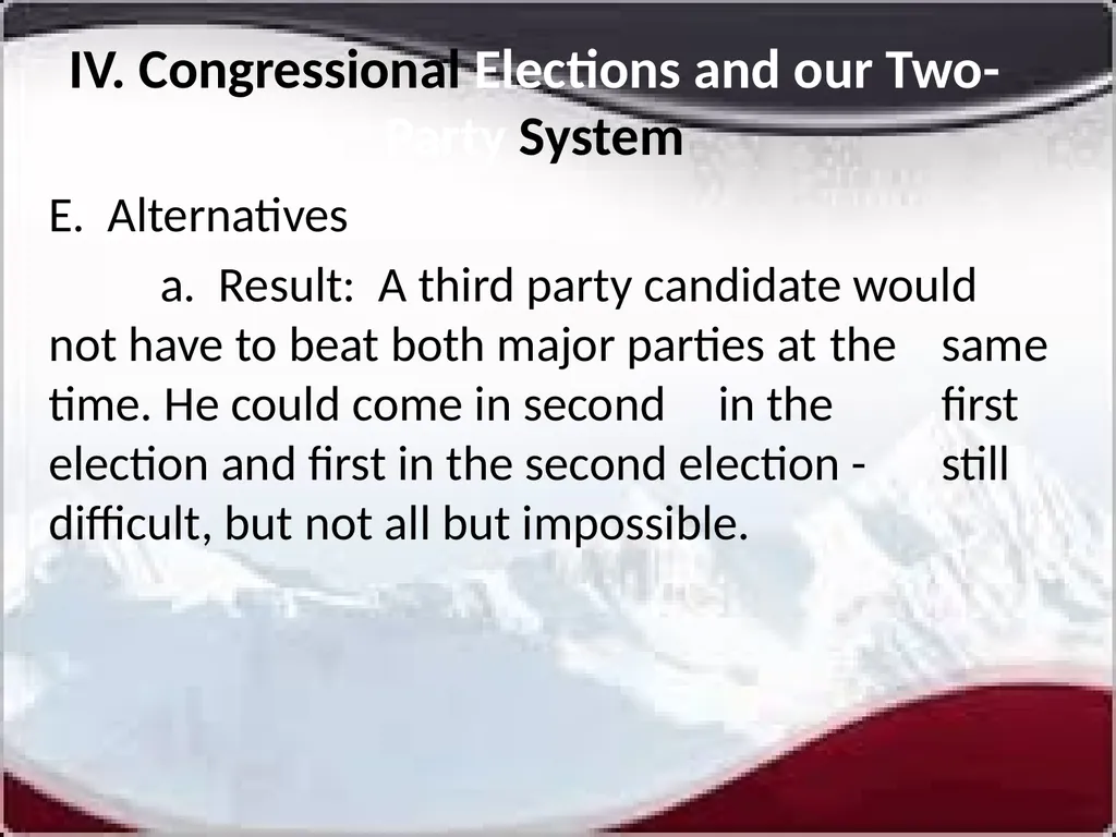 National Elections I. Modern American Political - slide 43 of 55