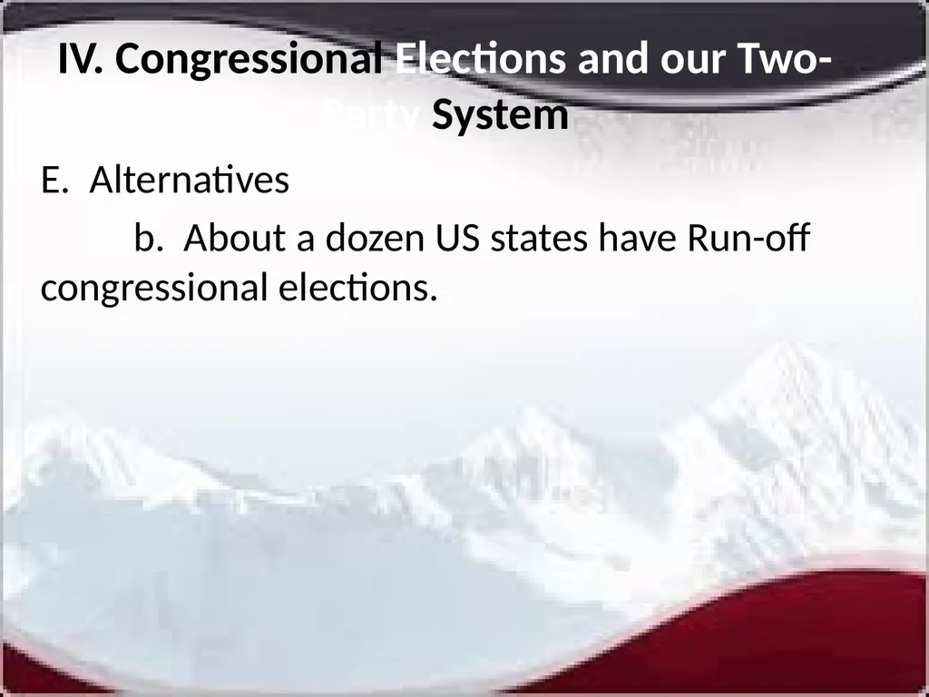 National Elections I. Modern American Political - slide 44 of 55