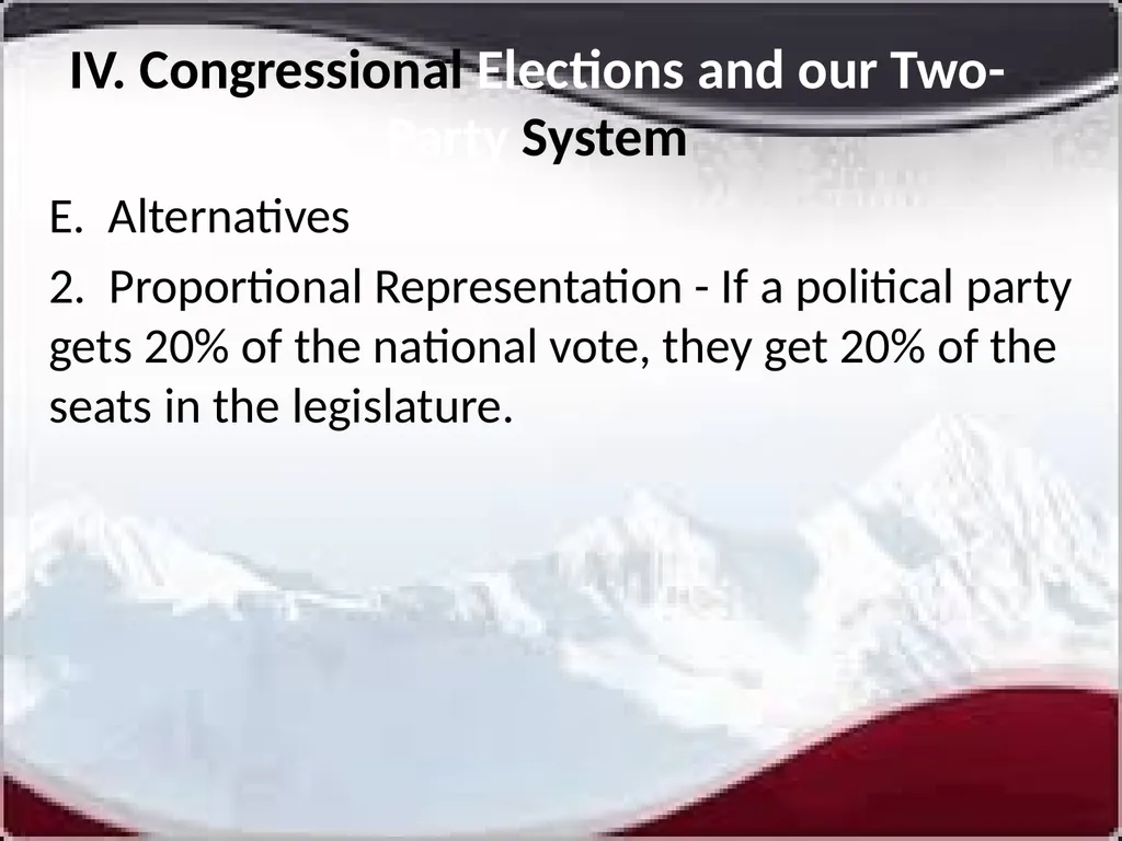 National Elections I. Modern American Political - slide 45 of 55