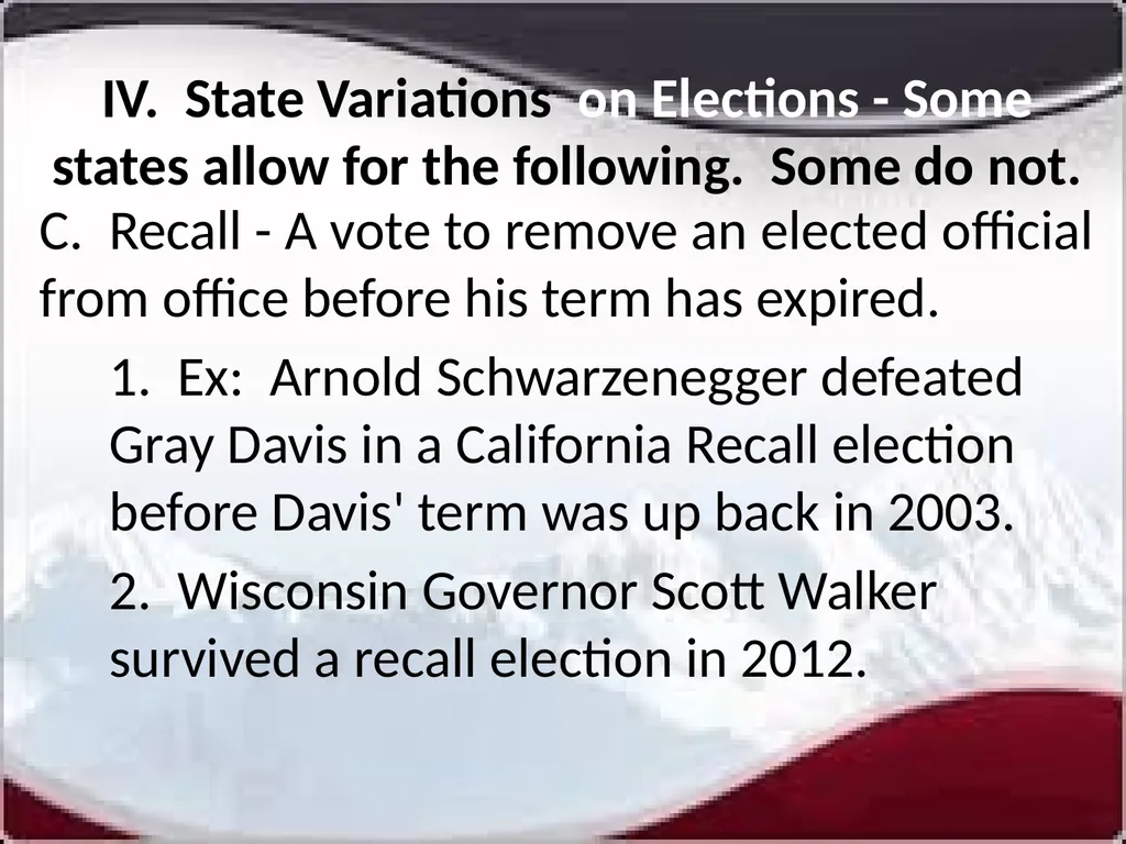 National Elections I. Modern American Political - slide 50 of 55
