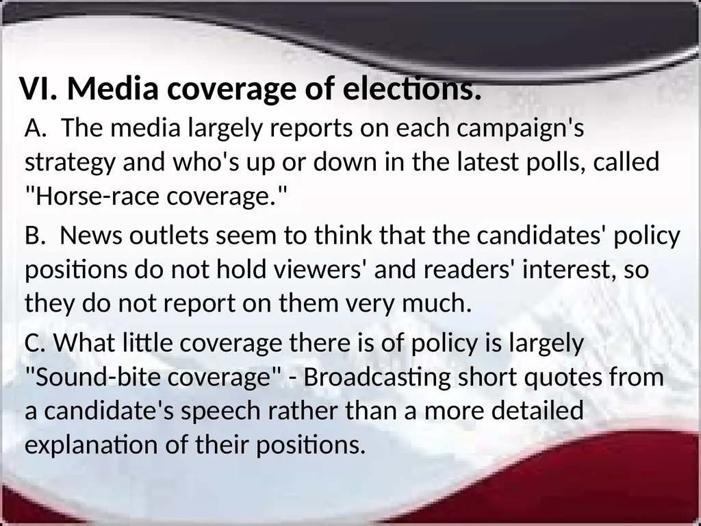 National Elections I. Modern American Political - slide 52 of 55