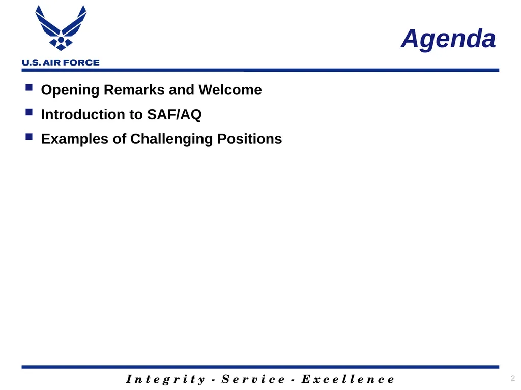 1 Staffing and Technical AQ Services Support - slide 2 of 19