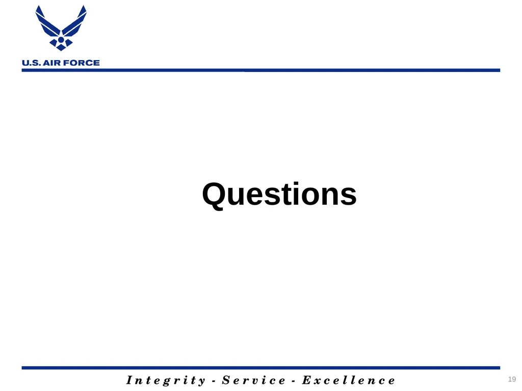 1 Staffing and Technical AQ Services Support - slide 19 of 19
