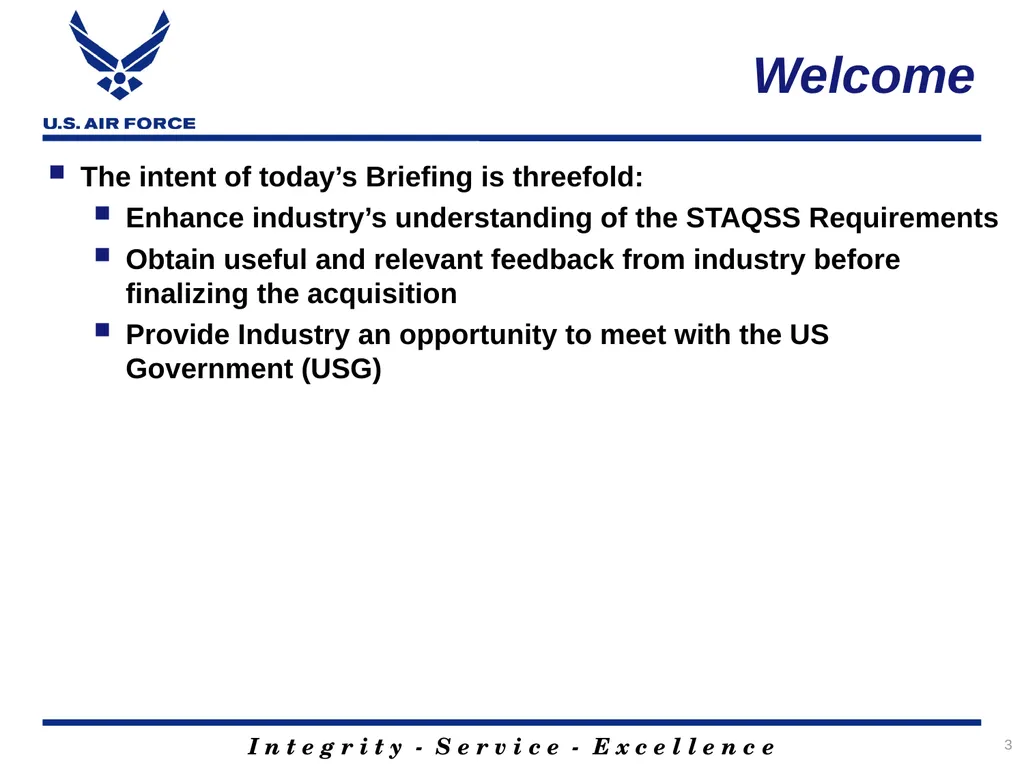 1 Staffing and Technical AQ Services Support - slide 3 of 19