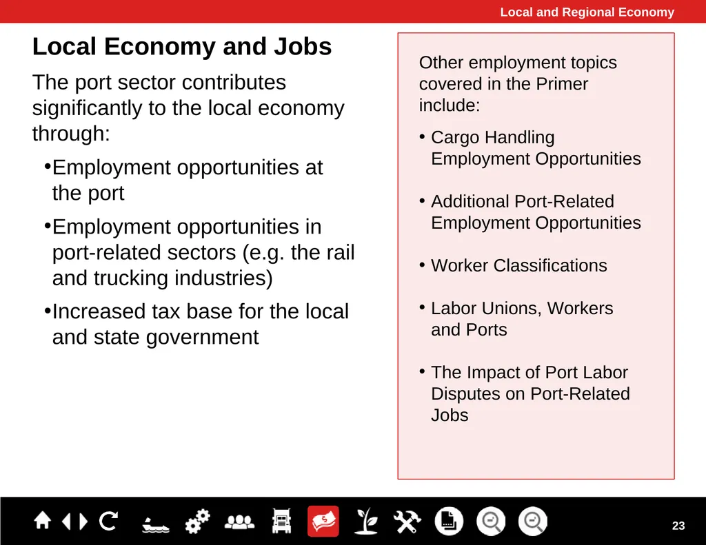 Ports Primer for Communities Module 1: An Overview - slide 23 of 41