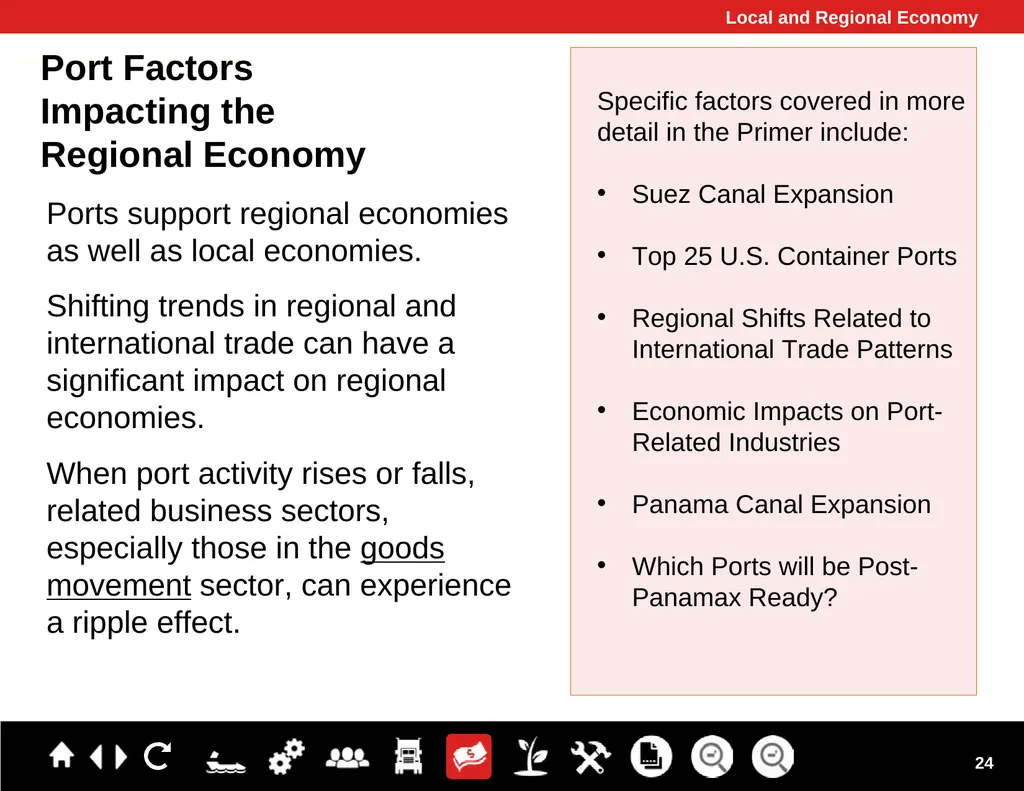 Ports Primer for Communities Module 1: An Overview - slide 24 of 41