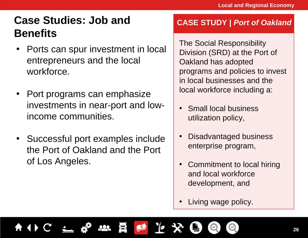 Ports Primer for Communities Module 1: An Overview - slide 26 of 41