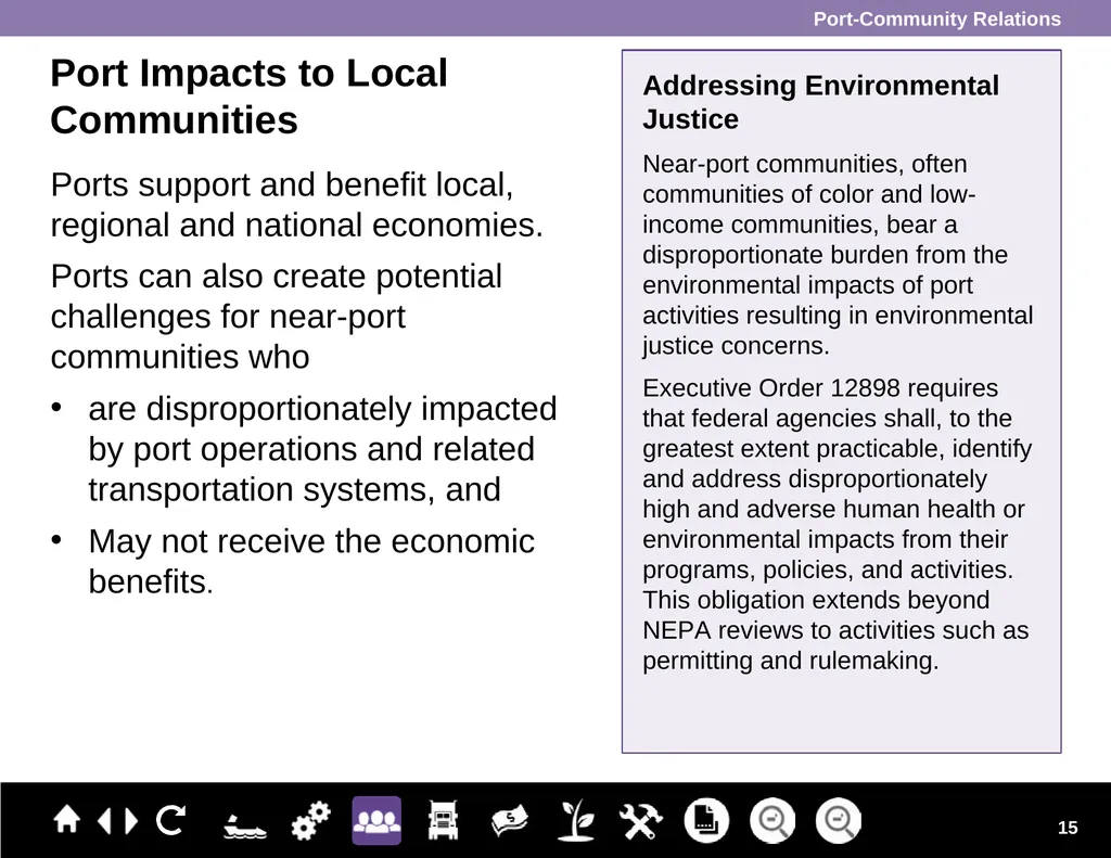 Ports Primer for Communities Module 1: An Overview - slide 15 of 41