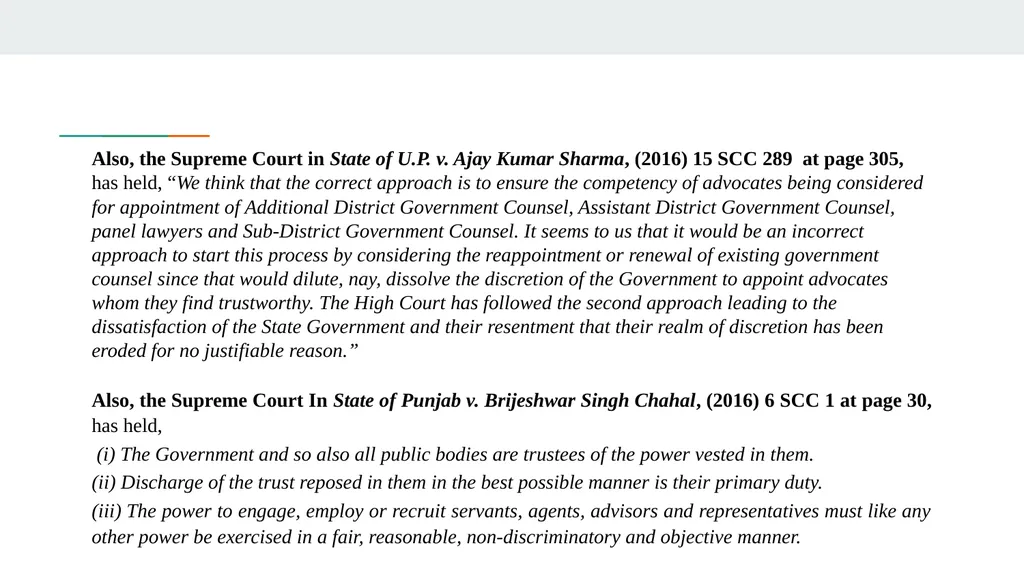 GOVERNMENT AS AN IDEAL LITIGANT Is it a Myth or - slide 19 of 26