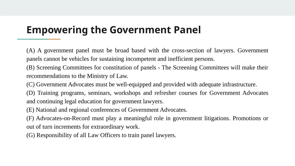 GOVERNMENT AS AN IDEAL LITIGANT Is it a Myth or - slide 5 of 26