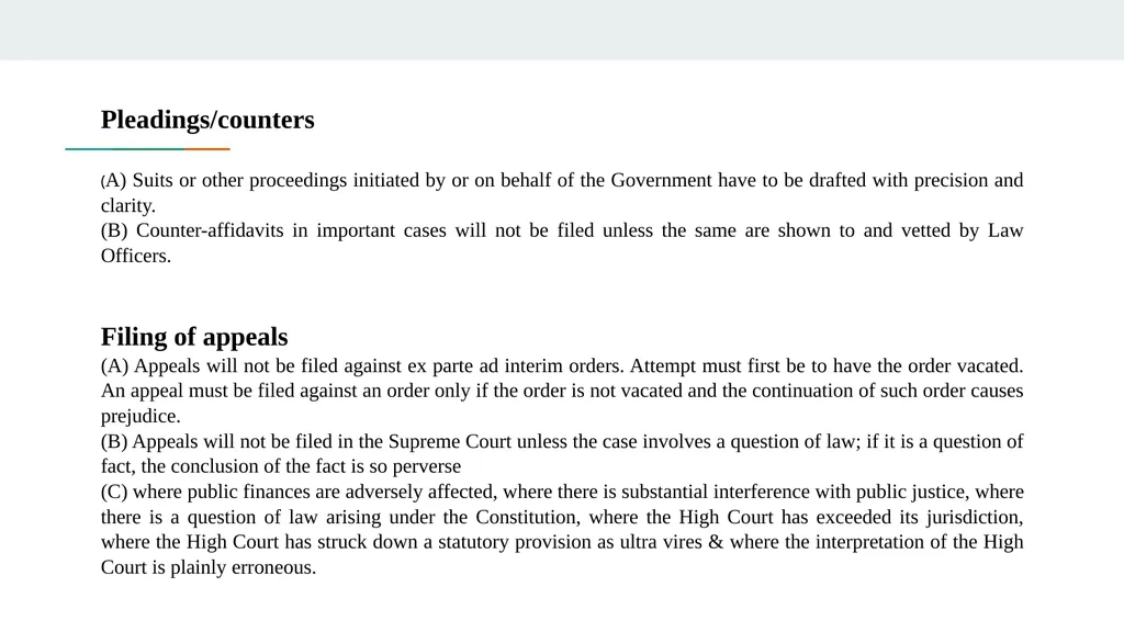 GOVERNMENT AS AN IDEAL LITIGANT Is it a Myth or - slide 6 of 26