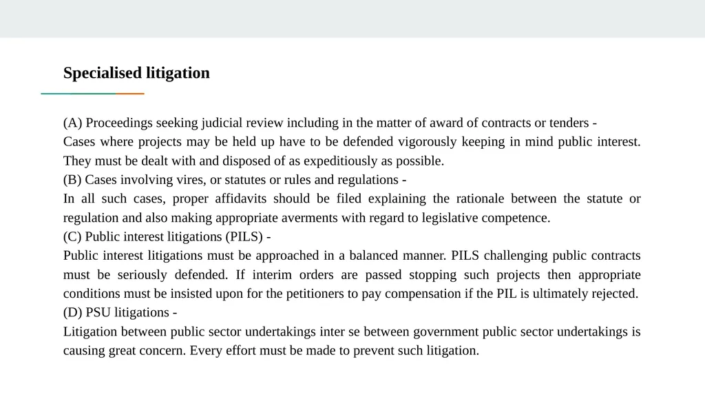 GOVERNMENT AS AN IDEAL LITIGANT Is it a Myth or - slide 8 of 26