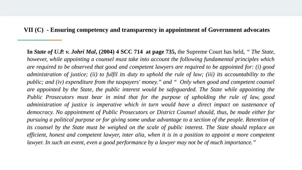 GOVERNMENT AS AN IDEAL LITIGANT Is it a Myth or - slide 18 of 26