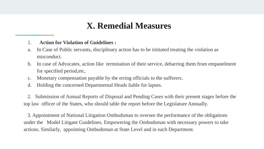 GOVERNMENT AS AN IDEAL LITIGANT Is it a Myth or - slide 24 of 26
