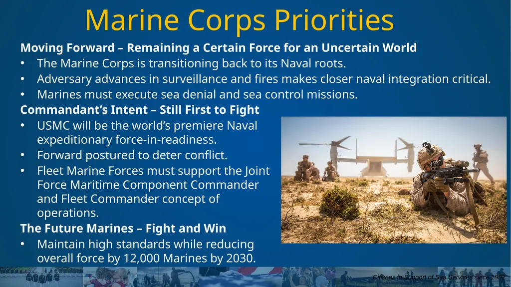 A New Direction Support the Commandant’s - slide 2 of 3