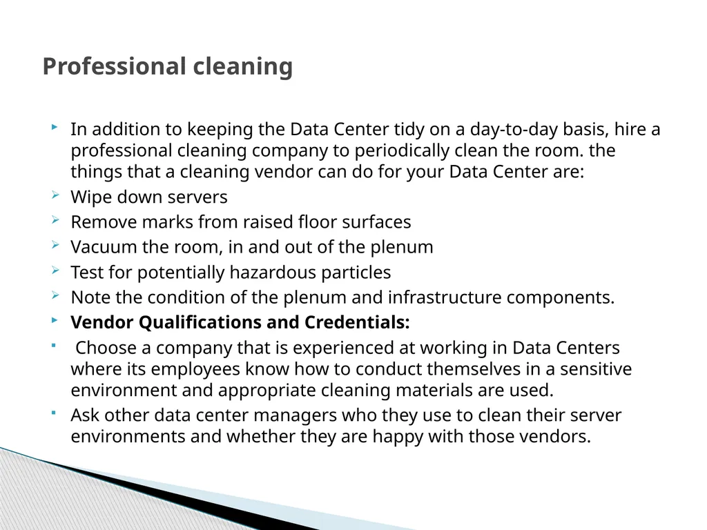 Maintaining A World-class Environment Dr. Natheer - slide 5 of 13