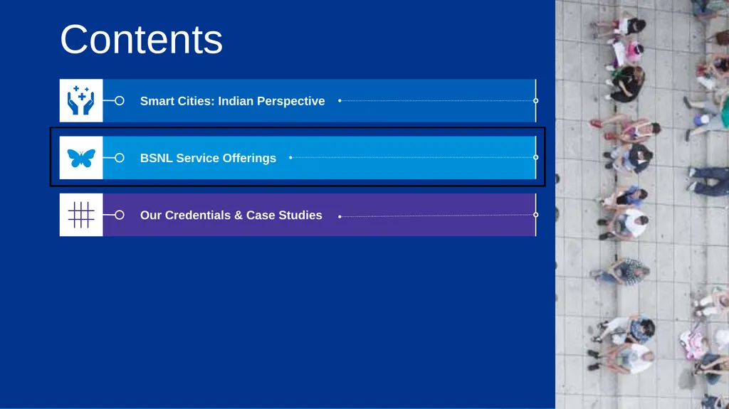 Smart Cities- BSNL Offerings Contents Smart - slide 8 of 23