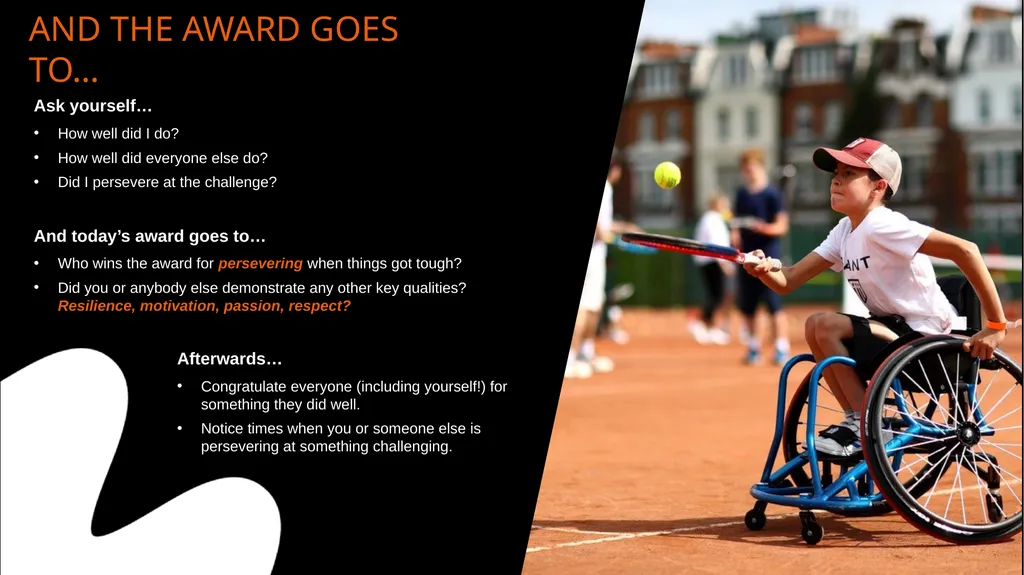 TENNIS AT HOME Personal development challenge 2 - slide 7 of 7