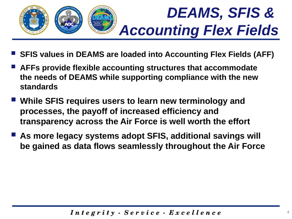 DEAMS LINE OF ACCOUNTING 1 Josh Ingram Contractor - slide 4 of 17