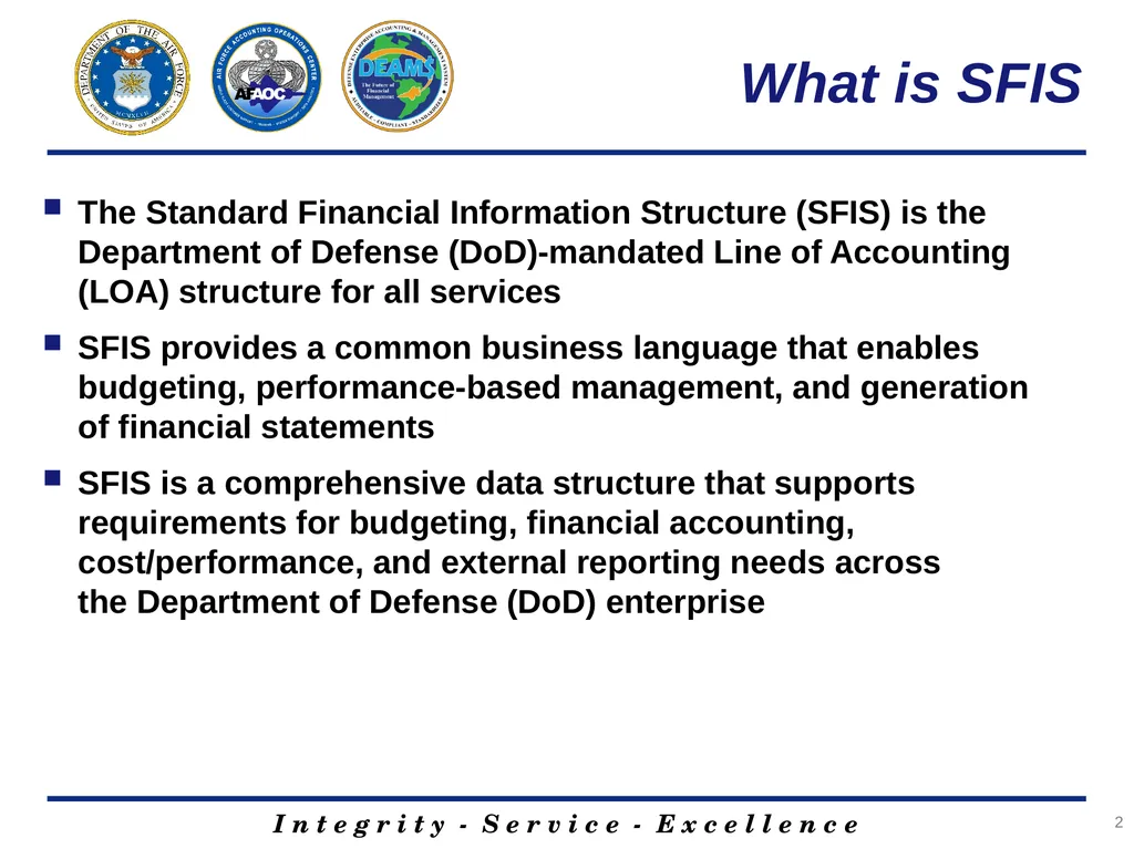 DEAMS LINE OF ACCOUNTING 1 Josh Ingram Contractor - slide 2 of 17
