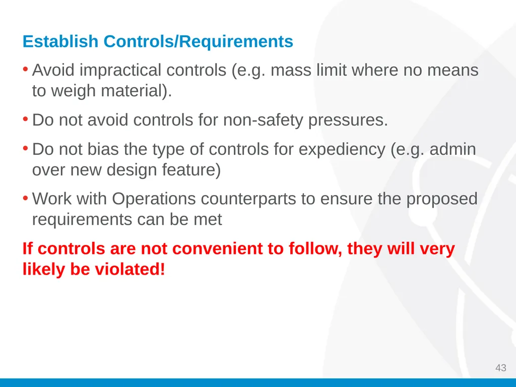 Criticality Safety Evaluations (CSEs) Jason M. - slide 43 of 48