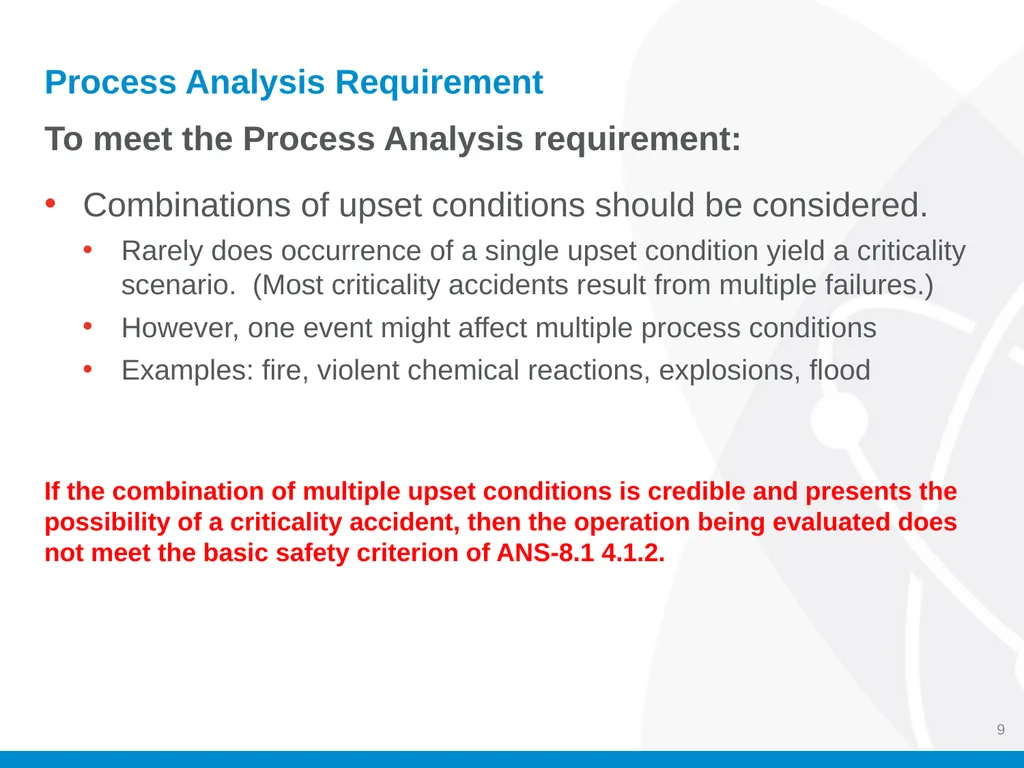 Criticality Safety Evaluations (CSEs) Jason M. - slide 9 of 48
