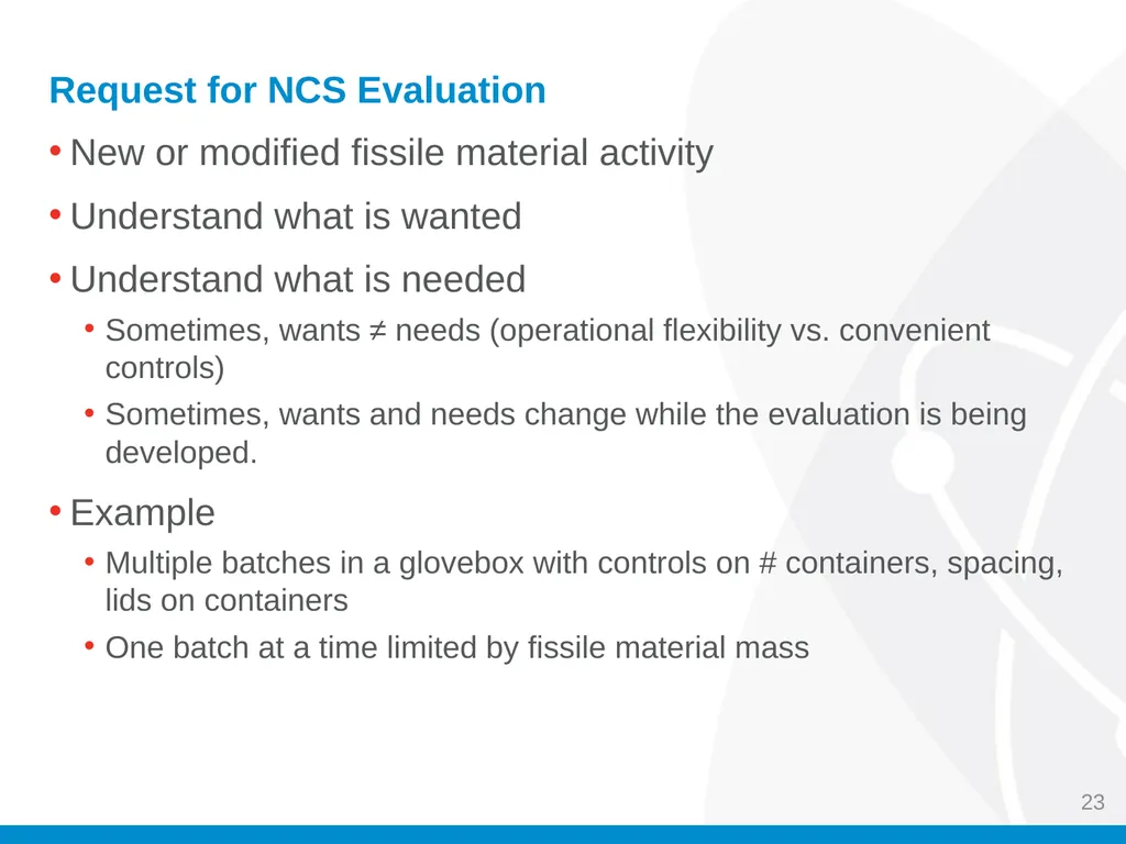 Criticality Safety Evaluations (CSEs) Jason M. - slide 23 of 48