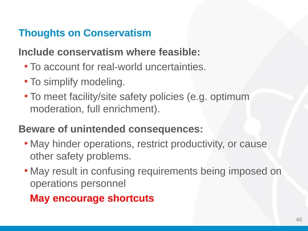 Criticality Safety Evaluations (CSEs) Jason M. - slide 46 of 48