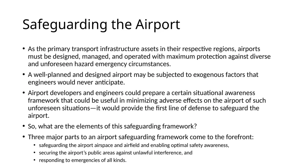 Environmental issues and security Safeguarding the - slide 2 of 21
