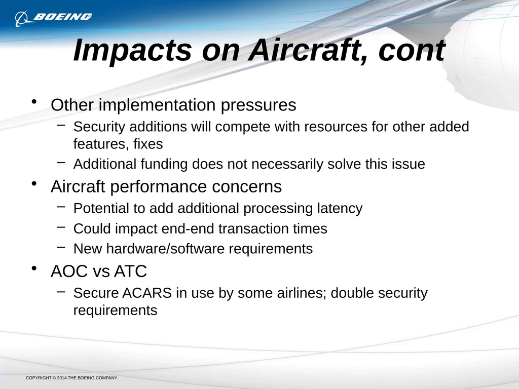 9 July 2014 FAA Data Comm Security Impact Task - slide 13 of 32
