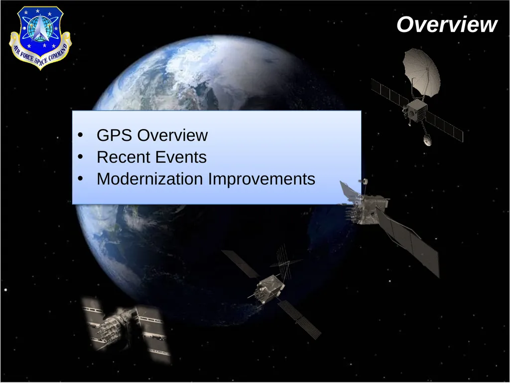 GPS Status and Modernization Capt Damon Smith PNT - slide 2 of 12