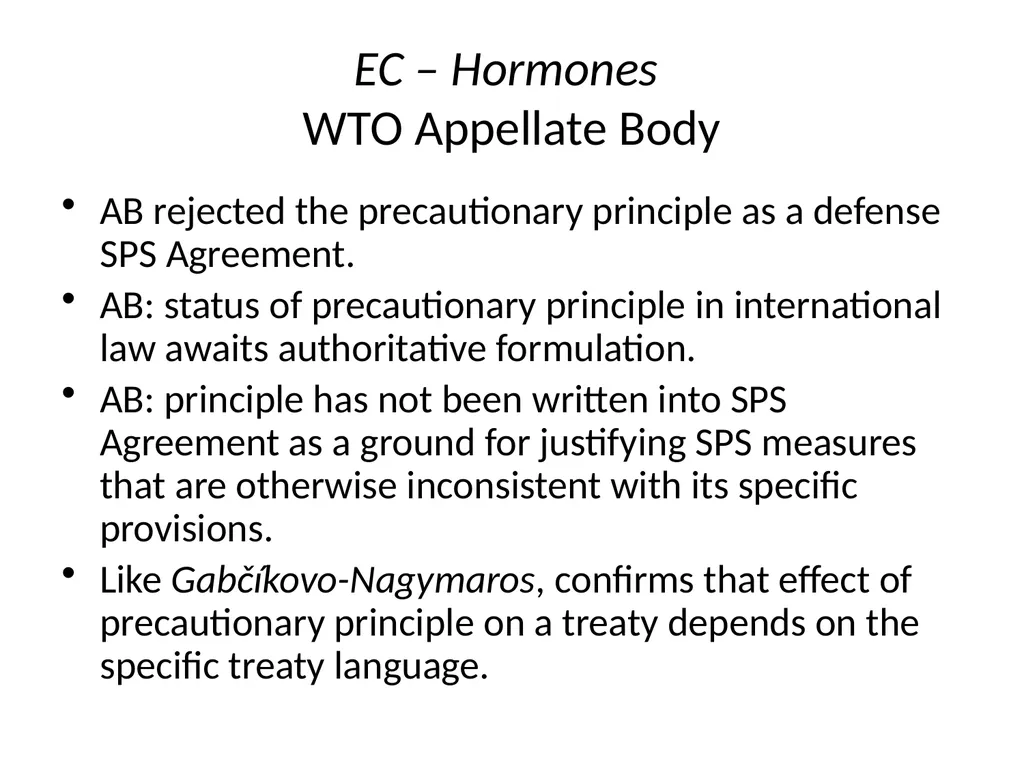International Legal Framework Comparing basic - slide 22 of 60